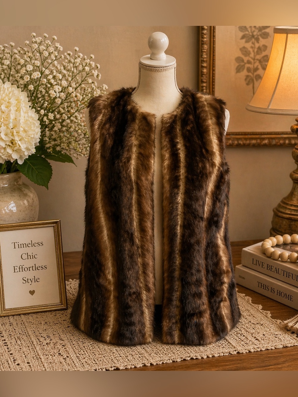 Betsey Johnson Fur Vest